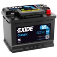  EXIDE CLASSIC 12V 55Ah  460A .. 242175190 B13 EC550