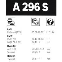    Bosch Aerotwin A296S 600/500  3397007296 -  3