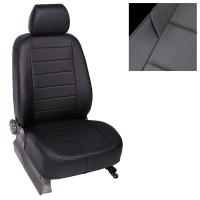 Автомобильные чехлы Seintex Nissan Tiida hb черный экокожа 85433